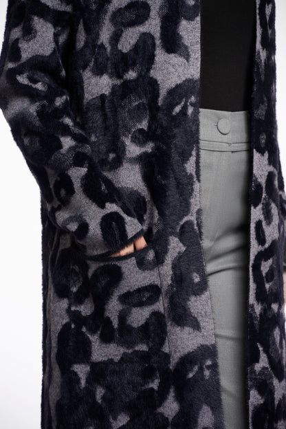 Rino & Pelle Negien Grey Black leopard