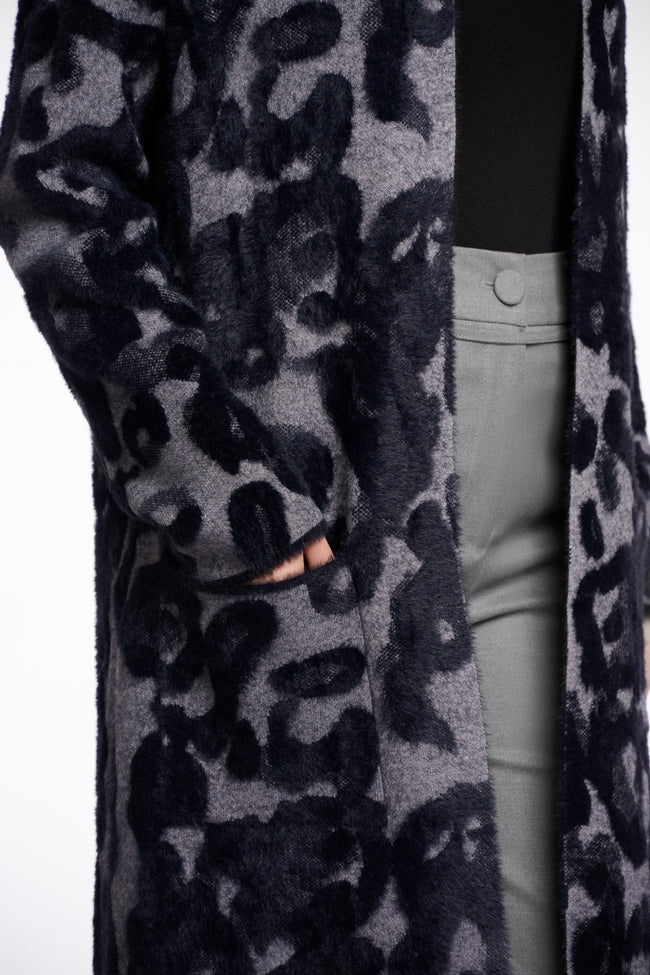 Rino & Pelle Negien Grey Black leopard