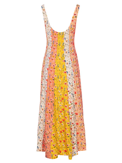 MIOH Othello stripes. Multicolored midi dress