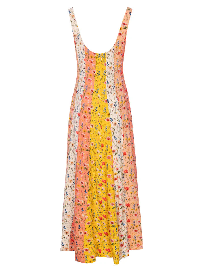 MIOH Othello stripes. Multicolored midi dress