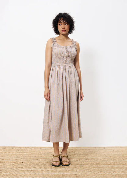 FRNCH Louisiana beige dress