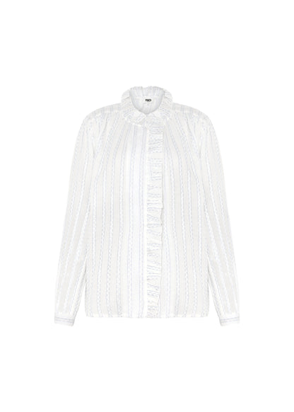 FRNCH Celena white shirt