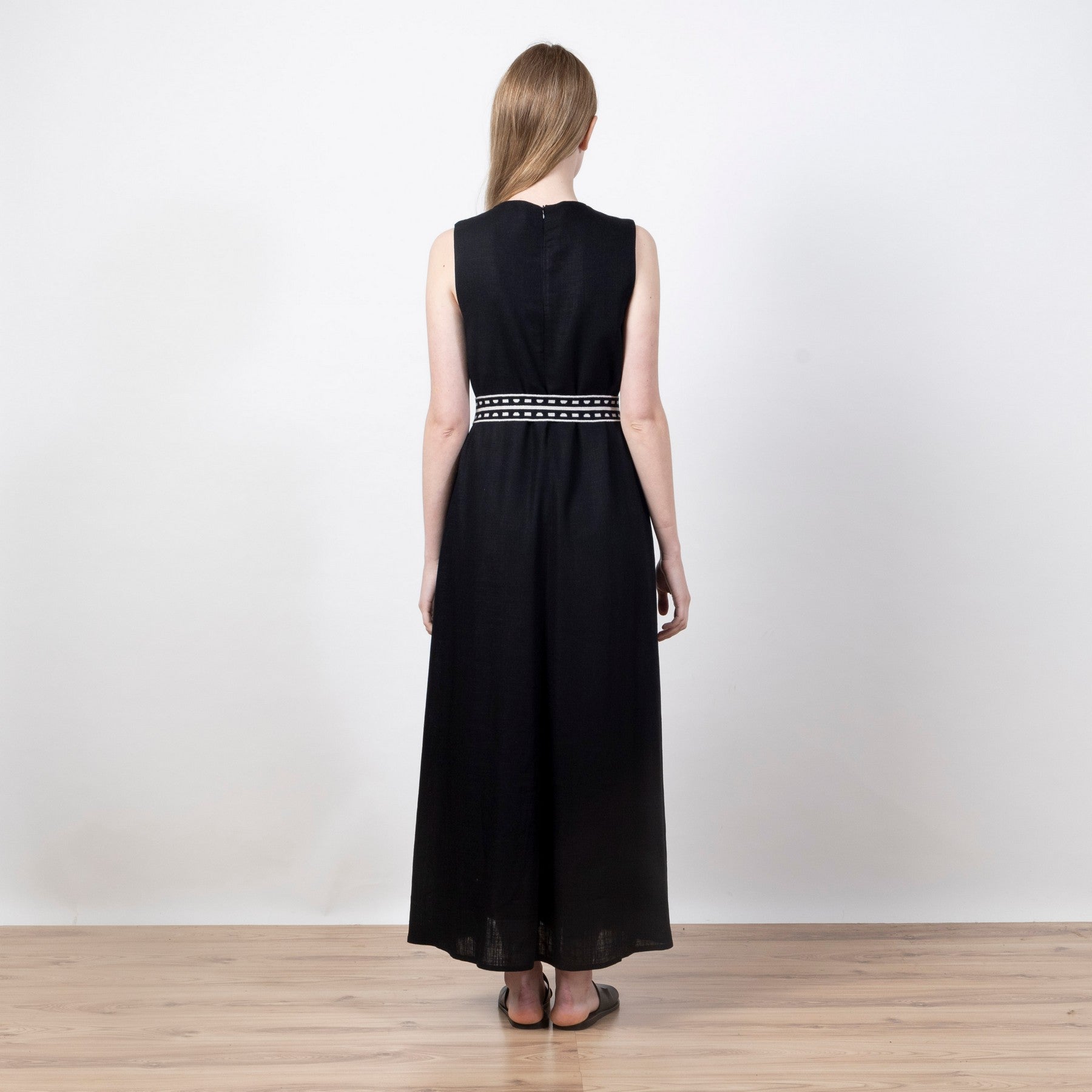 AGGEL linen midi dress 33294