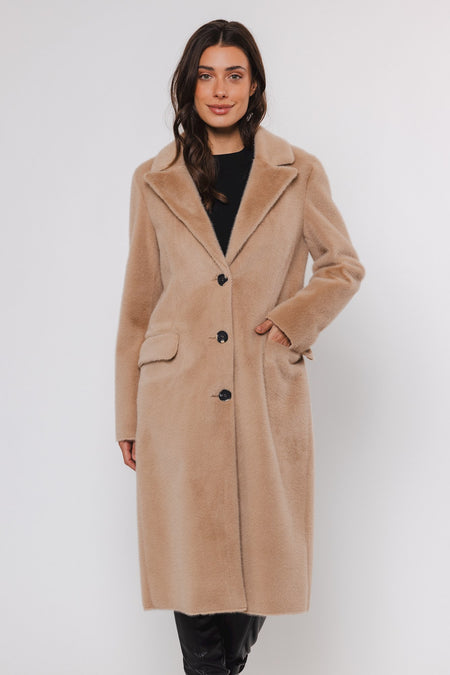 NAYA NAW24241 Suede coat