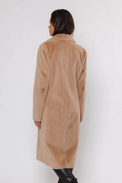 SAAMI LONG SINGLE BREASTED COAT