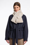 Rino & Pelle Stip Faux Fur Scarf