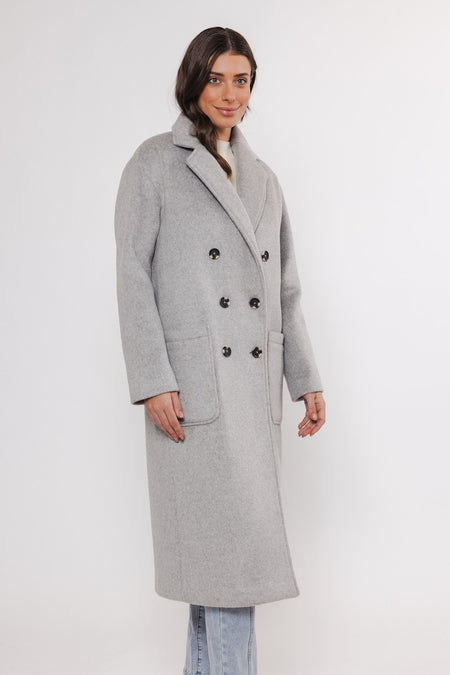 SAAMI LONG SINGLE BREASTED COAT