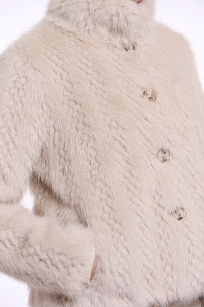 Rino & Pelle VIe Single breaset faux fur jacket