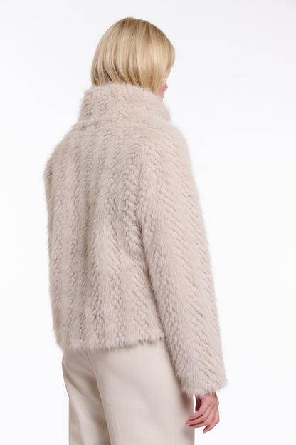 Rino & Pelle VIe Single breaset faux fur jacket
