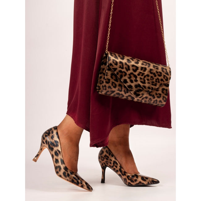 Lunar Ailsa leopard court shoe