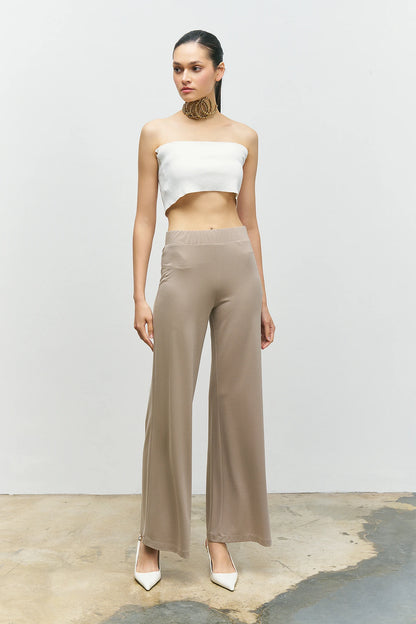 BIZE Basic trouser  taupe
