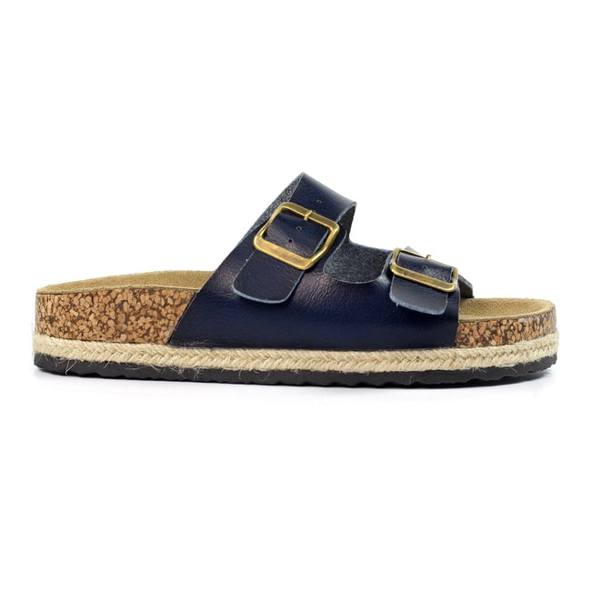 Lunar Belinda mule sandal Navy