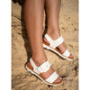 Lunar Cher sandal  WHITE