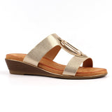Lunar claudia Mule sandal GOLD