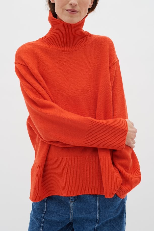 Inwear KaxyIW Turtleneck pullover Deep orange