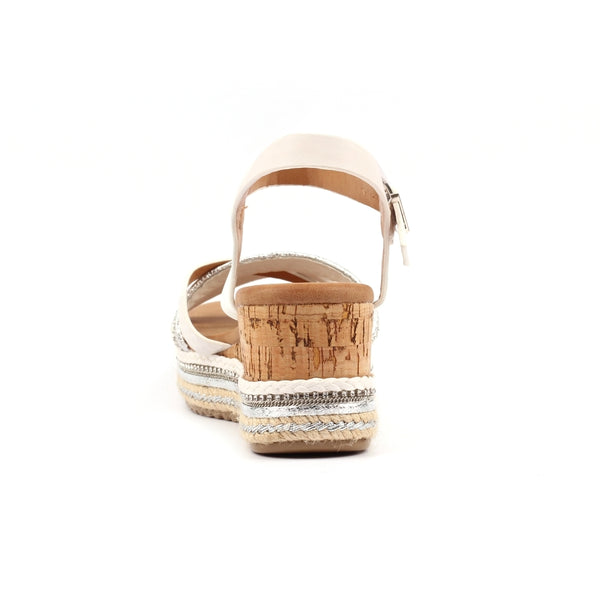 Lunar Donna wedge sandal WHITE