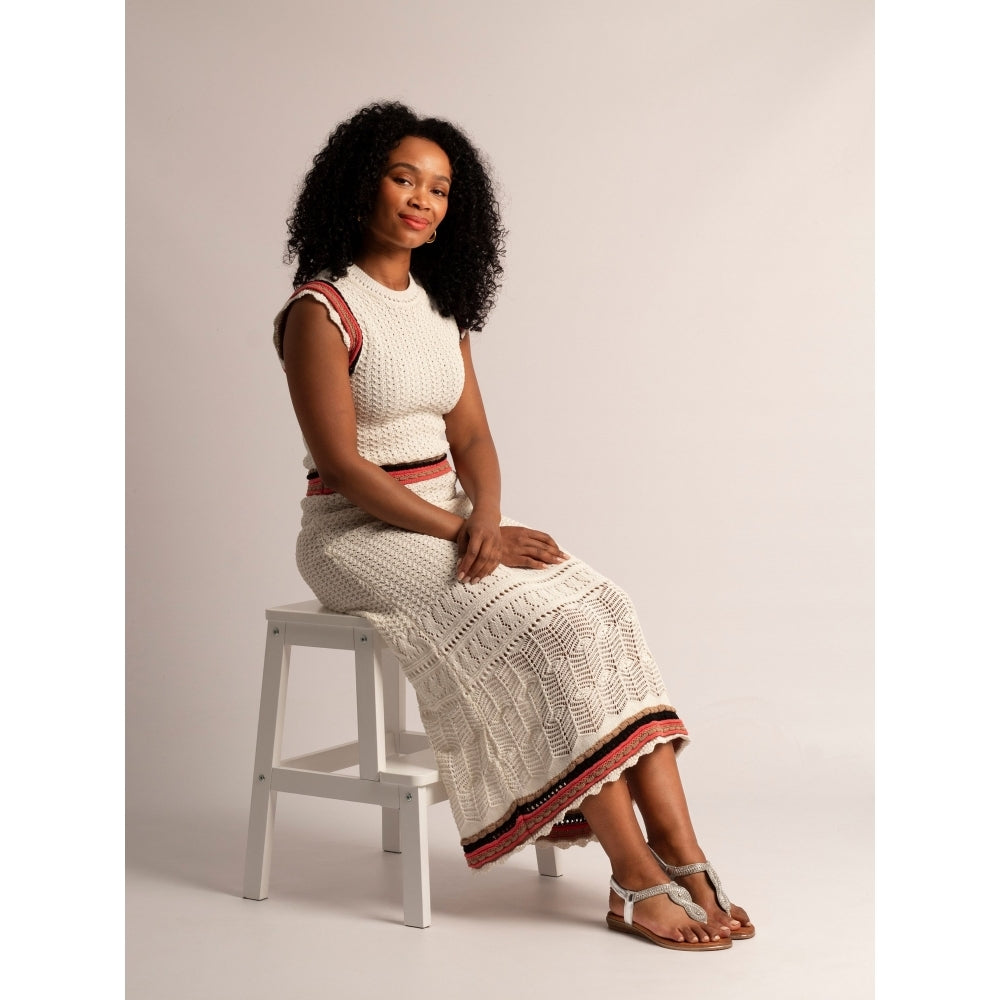 Lunar Estelle toe post sandal SILVER