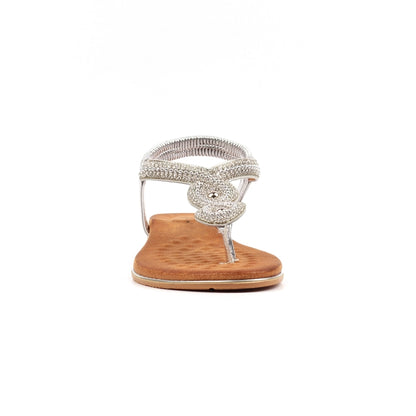 Lunar Estelle toe post sandal SILVER