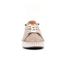 Lunar Faith leather plimsole  STONE