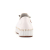 Lunar Faith leather plimsole  WHITE