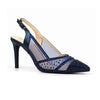 Lunar Francesca sling-back navy