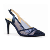 Lunar Francesca sling-back navy