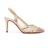 Lunar Francesca sling-back Rose gold