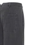 ICHI IHKATE DENIM PA2 Barrel leg trouser Dark grey