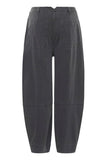 ICHI IHKATE DENIM PA2 Barrel leg trouser Dark grey