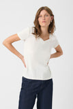 Soaked in Luxury SLColumbine V-neck t-shirt