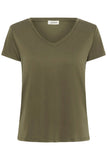 Soaked in Luxury SLColumbine V-neck t-shirt