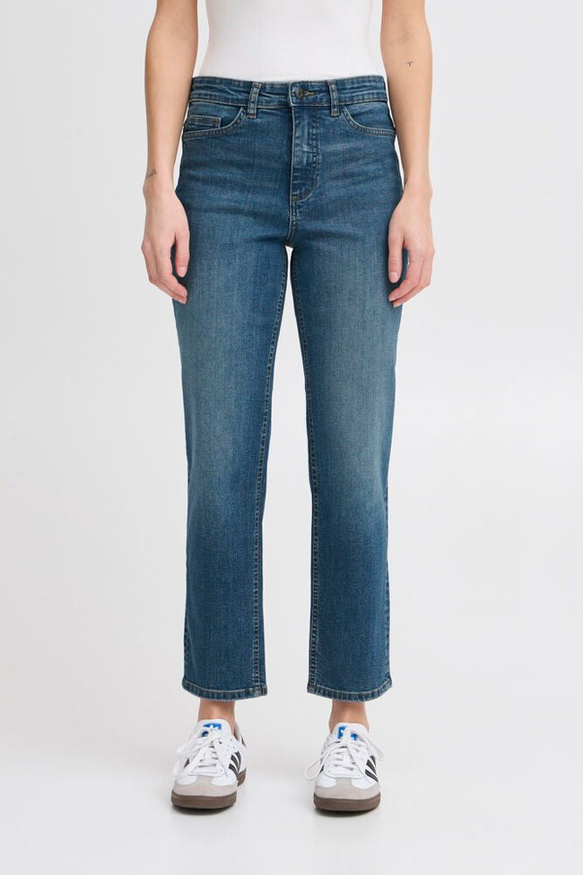 ICHI IHTWIGGY RAVEN Jeans-Mid blue
