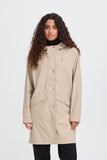 ICHI IHTAZI  HOODED JACKET Nature