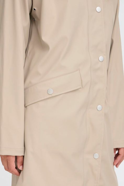 ICHI IHTAZI  HOODED JACKET Nature