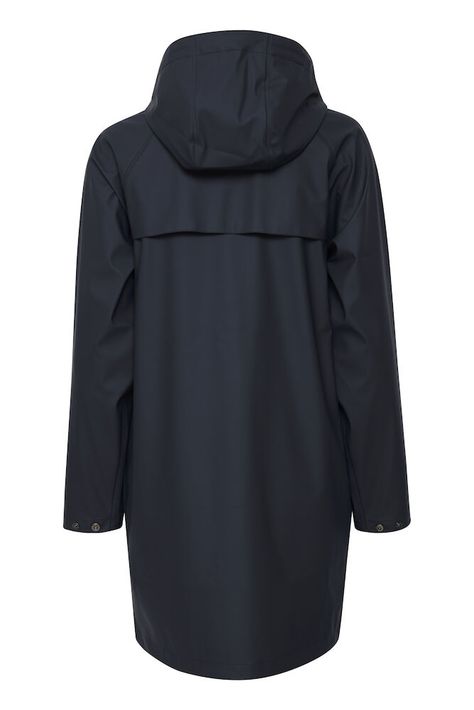 ICHI IHTAZI  HOODED JACKET Total eclipse