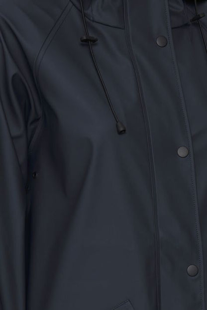 ICHI IHTAZI  HOODED JACKET Total eclipse