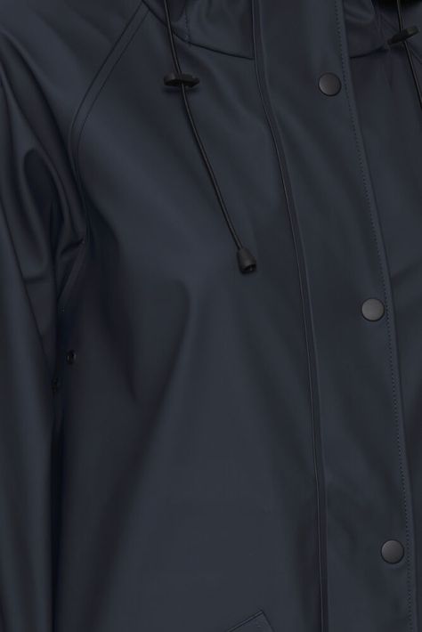 ICHI IHTAZI  HOODED JACKET Total eclipse