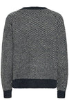 ICHI IHKAMARA LS20  knitted jumper-Total eclipse