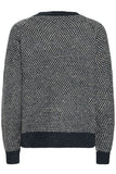 ICHI IHKAMARA LS20  knitted jumper-Total eclipse