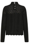 ICHI IHPOVOKE LS4 black jumper