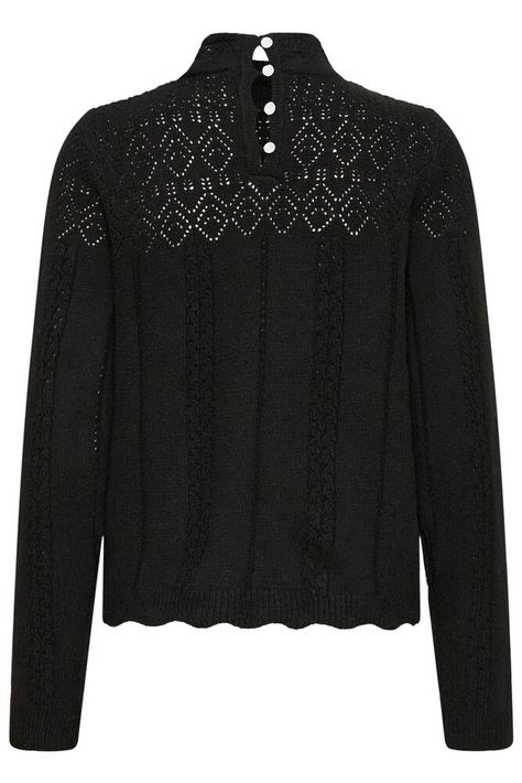 ICHI IHPOVOKE LS4 black jumper