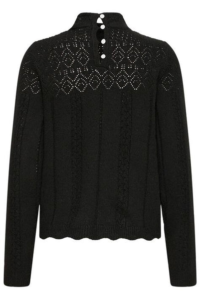 ICHI IHPOVOKE LS4 black jumper