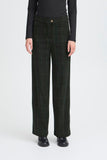 ICHI IHKATE WOOLLEY check trouser