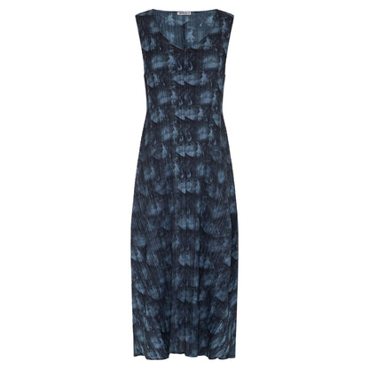 ALQUEMA Long Estrella Dress + Collare Coat Navy Rose