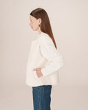 Grace & Mila Sinatra Ecru sleeveless jacket