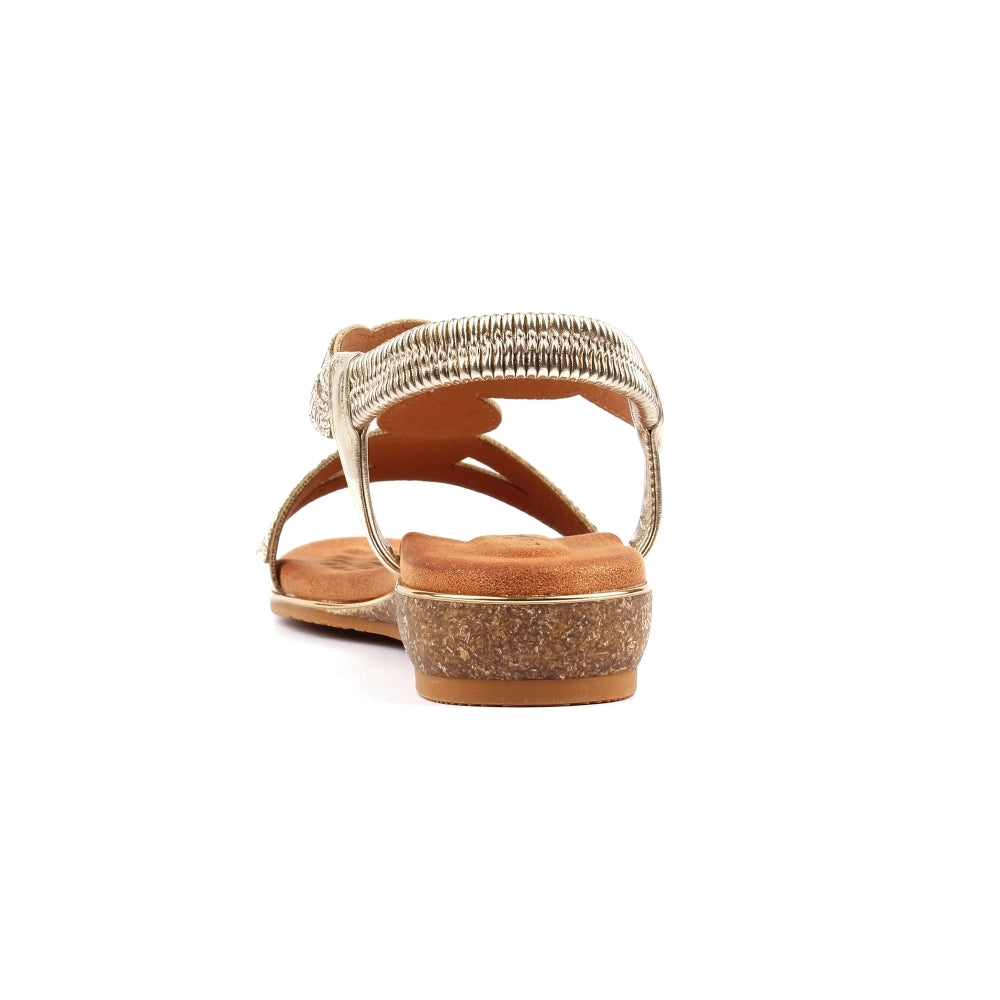 Lunar Jordan Wide fit sandal GOLD