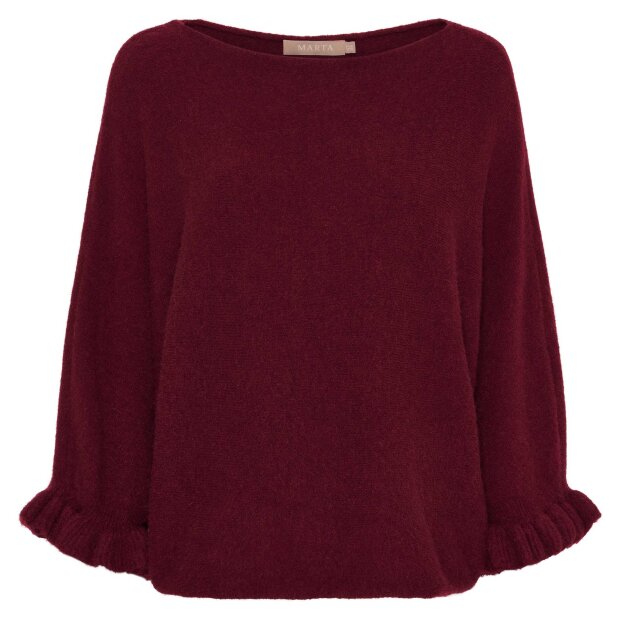 Marta Mdc elderflower knit 30003 Bordeaux