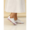 Lunar Padstow Lea White plimsole