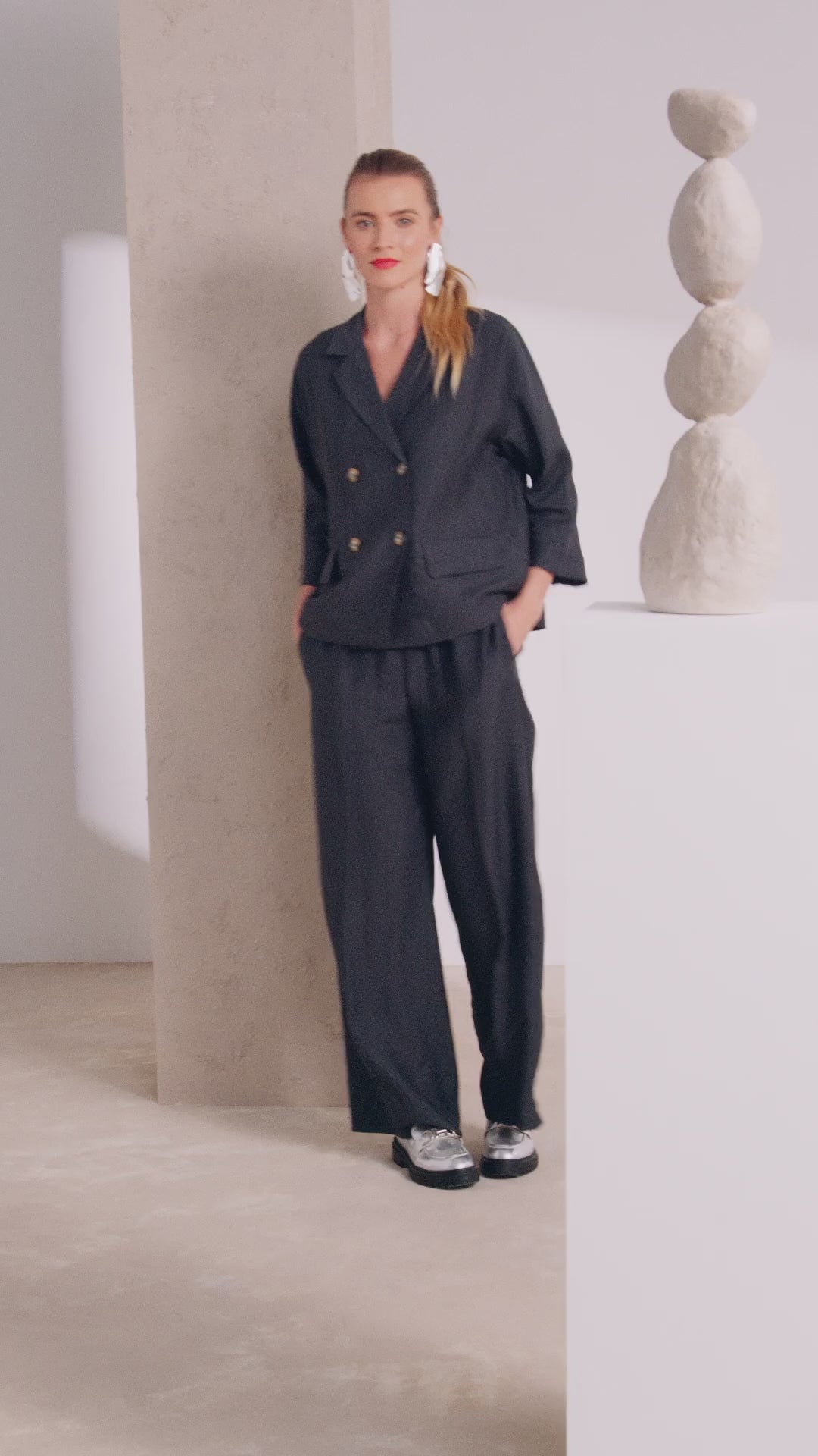 Naya NAS25237 Double breasted jacket