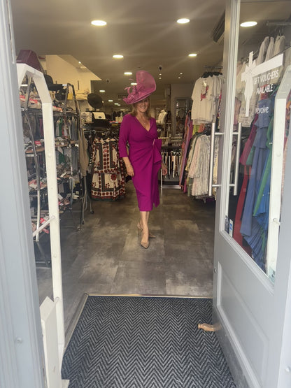 Carla ruiz Crossed midi dress